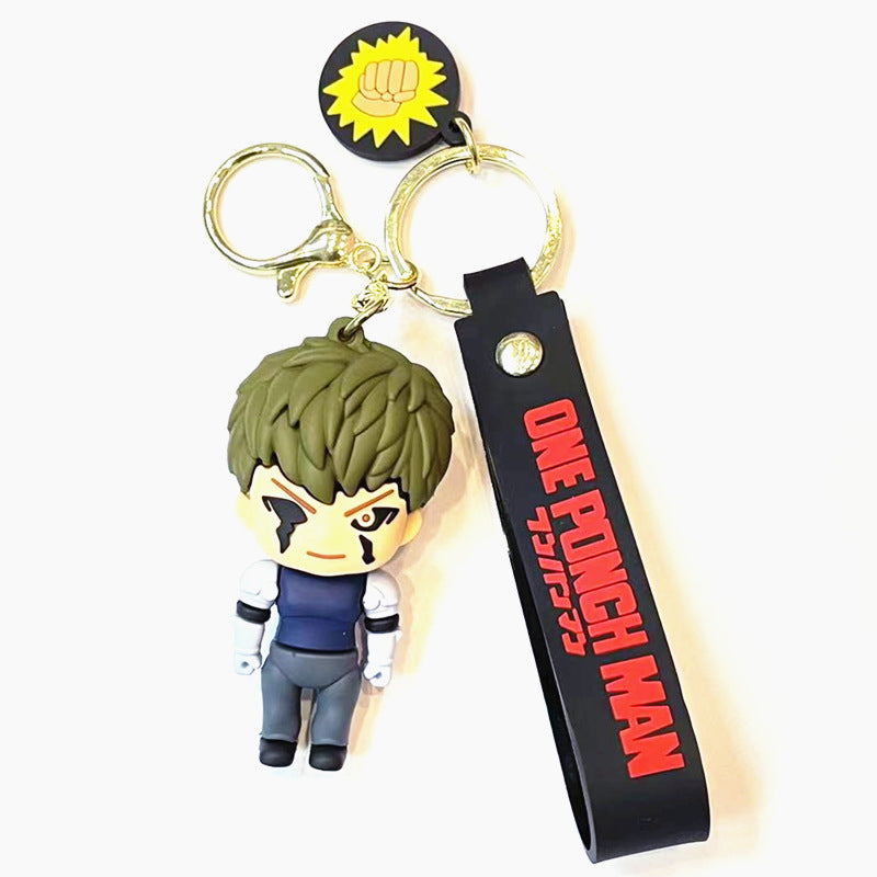 PVC cartoon Riman Superman keychain MIC-FeiR005