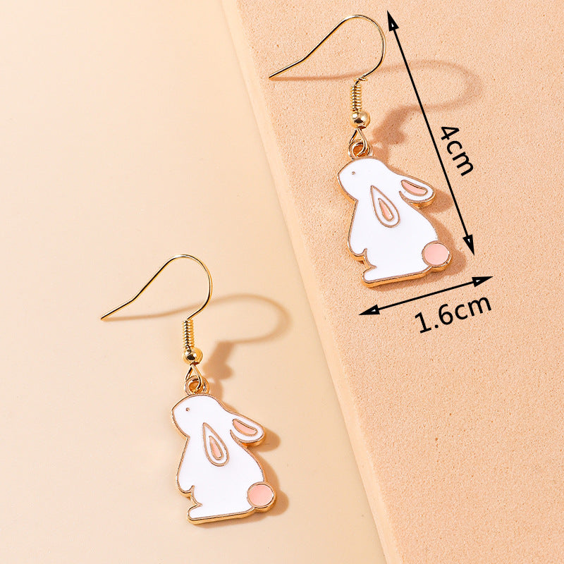 Acrylic cartoon sweet and cute cat earrings (Minimo de Compra 2) MYA-YueS010