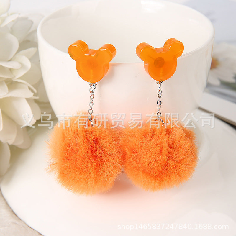 Alloy cartoon cute earrings (Minimo de Compra 3) MYA-YouY037