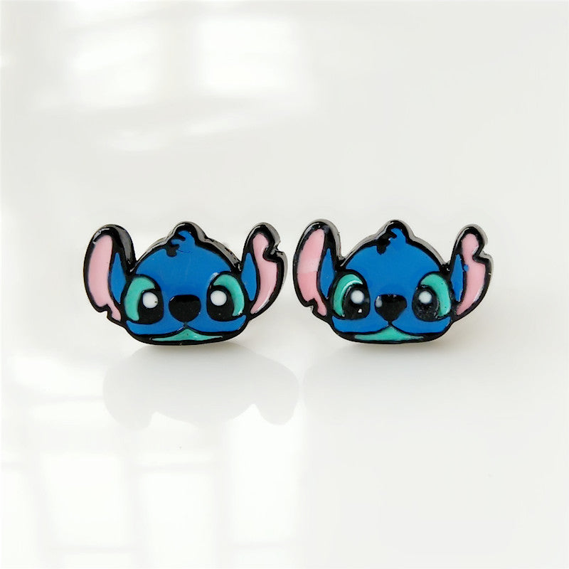 Alloy cartoon anime earrings (Minimo de Compra 5) MYA-KuB025