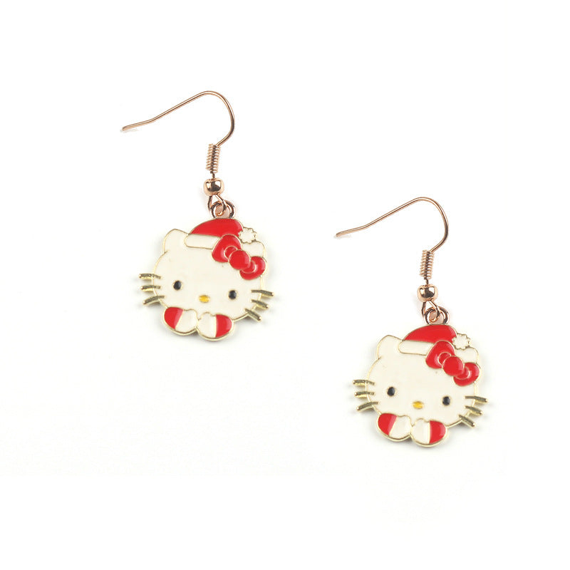 Alloy cartoon cute earrings (Minimo de Compra 2) MIC-FuYu005