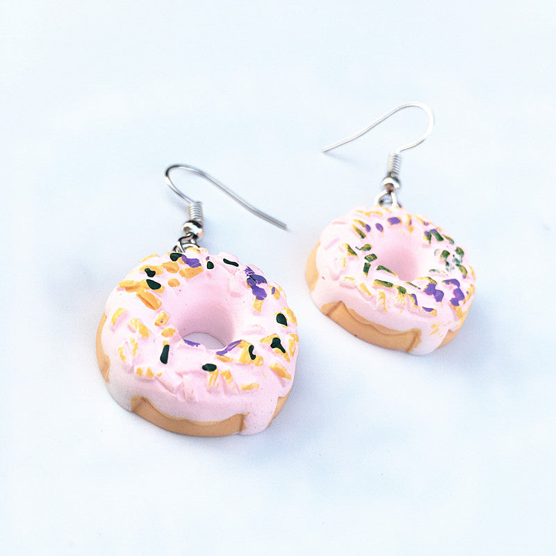 Acrylic New Donut Earrings (Minimo de Compra 2) MIC-ChouT037