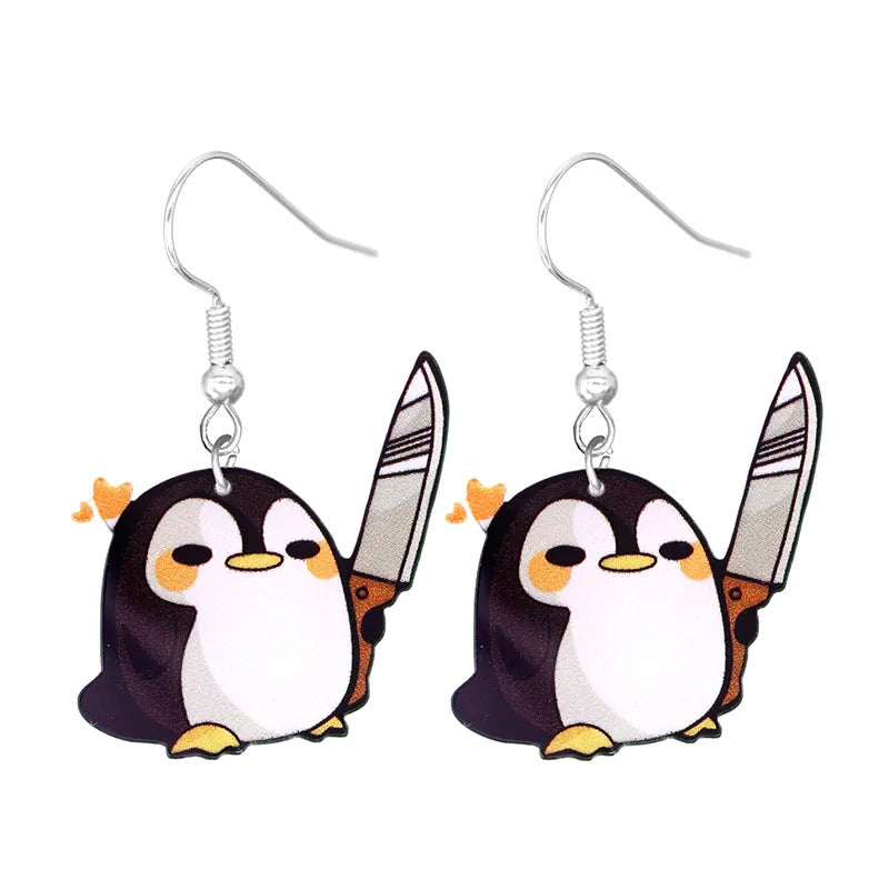 Acrylic Daily Leisure Bee Earrings (Minimo de Compra 10)  MIC-YuQ004