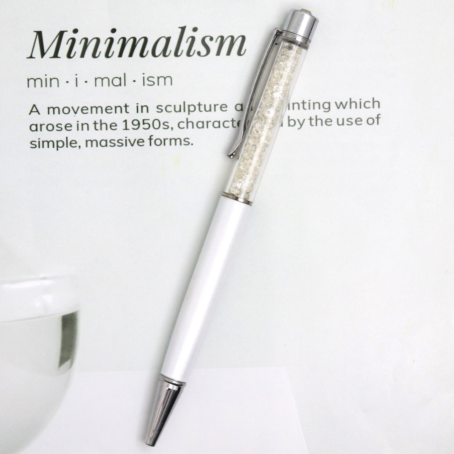 Plastic Diamond Crystal Pen YiShg001