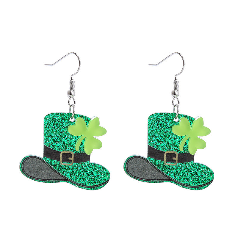 Acrylic New Skull Teeth Earrings (Minimo de Compra 2) MIC-ChouT036