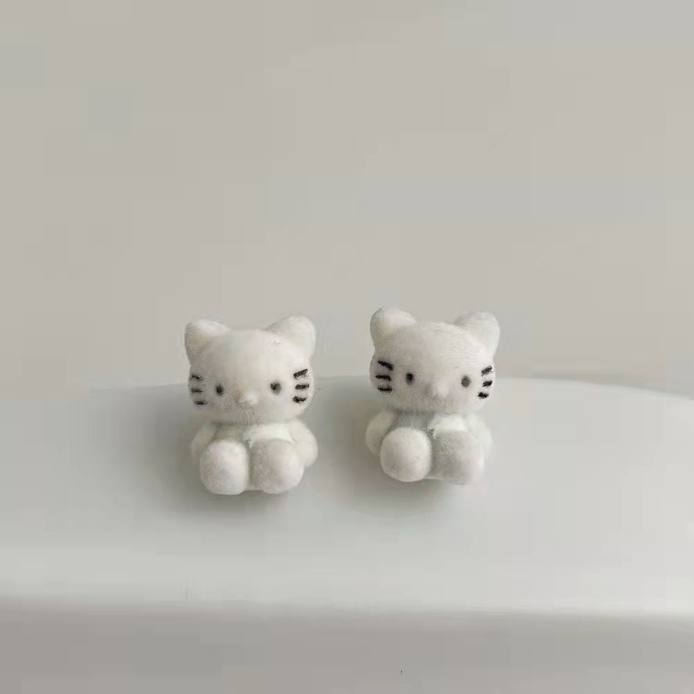 Velvet Cute Cat Earrings MIC-LuH001