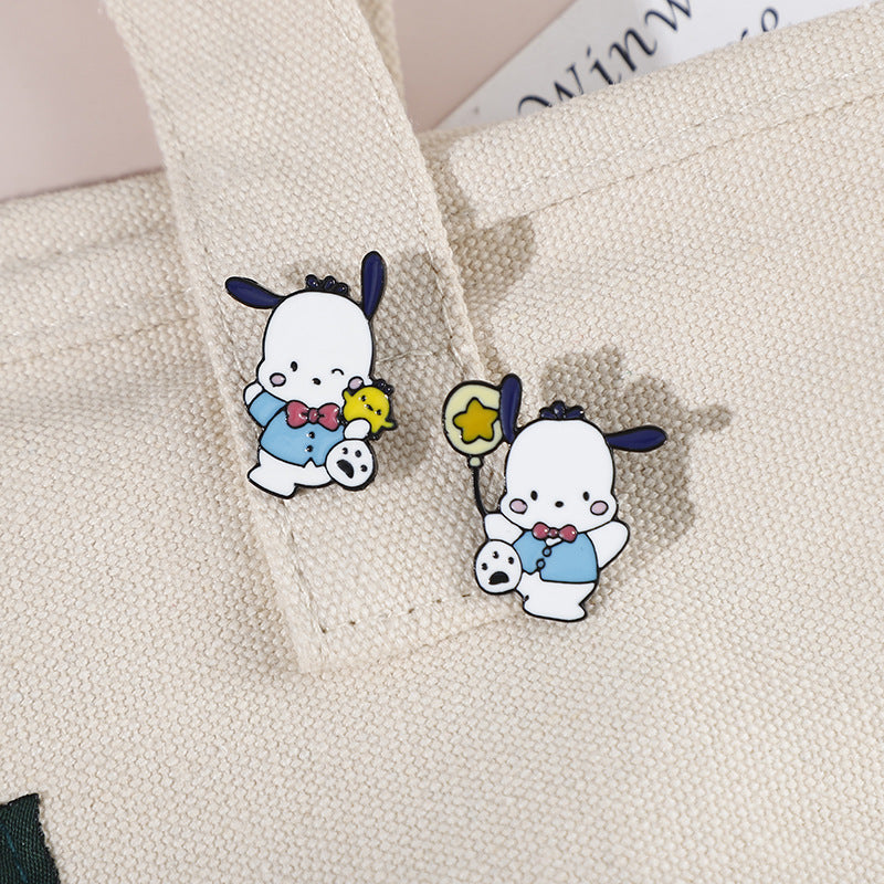 Alloy cute cartoon anime brooch MIC-QiSen001