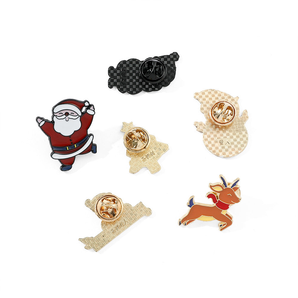 Alloy new Santa Claus brooch (Minimo de Compra 2) MYA-HaoY005