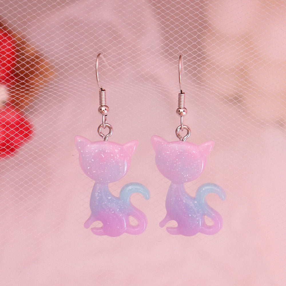 Resin cute cartoon animal earrings MIC-NiQ029