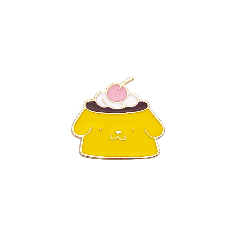 Alloy cute sled brooch (Minimo de compra 2) MIC-FuD003