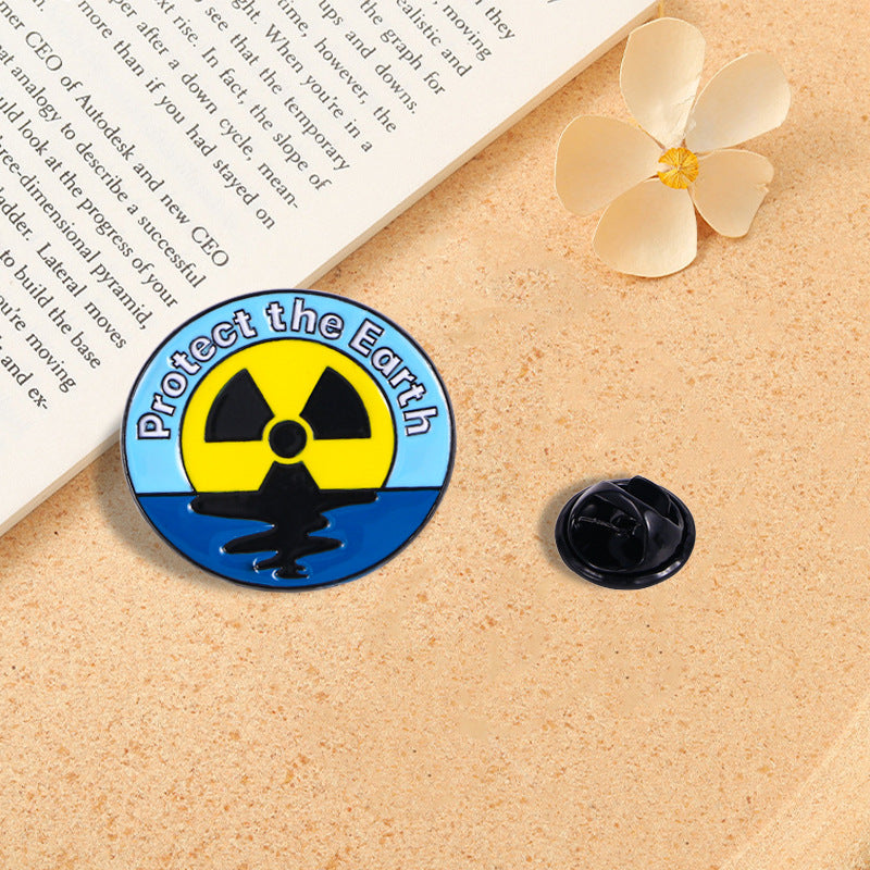 Alloy radioactive radiation marker brooch (Minimo de Compra 5) MIC-YiN003