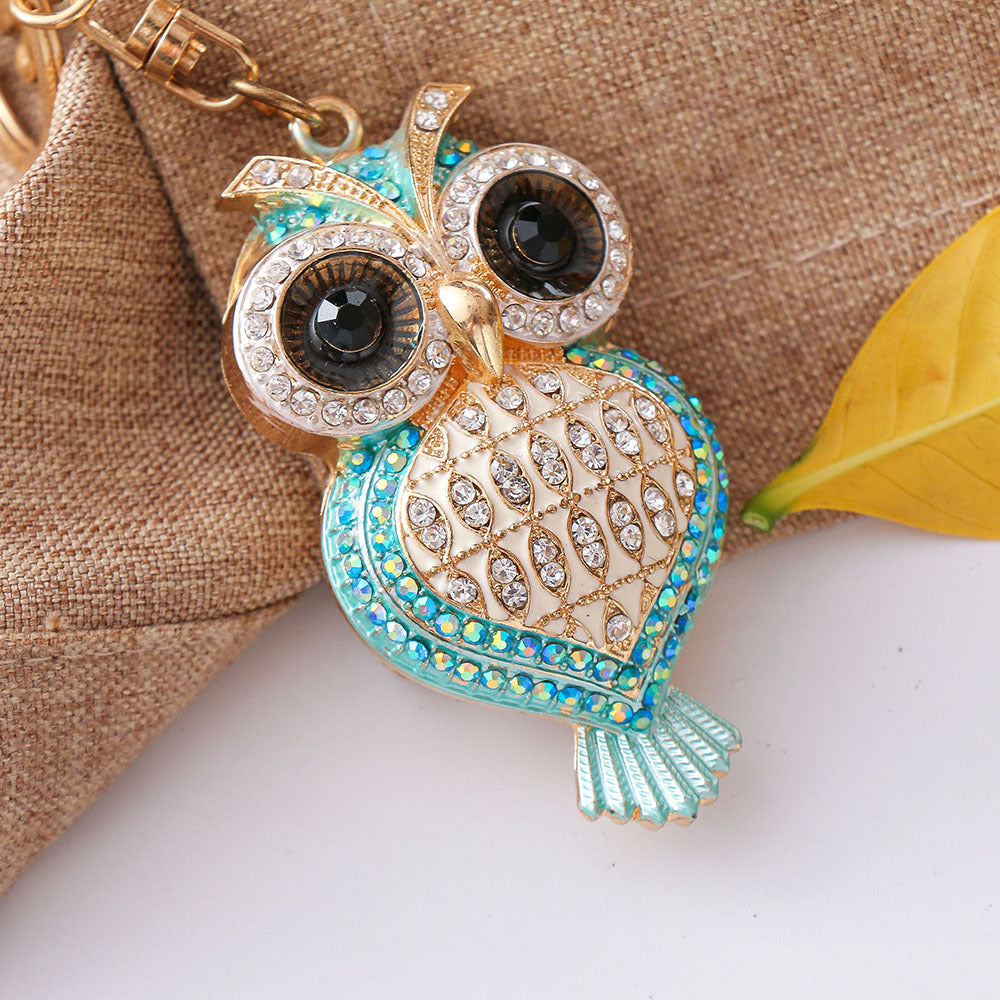 Diamond owl keychain  (Minimo de compra 2) MIC-ChaoK008