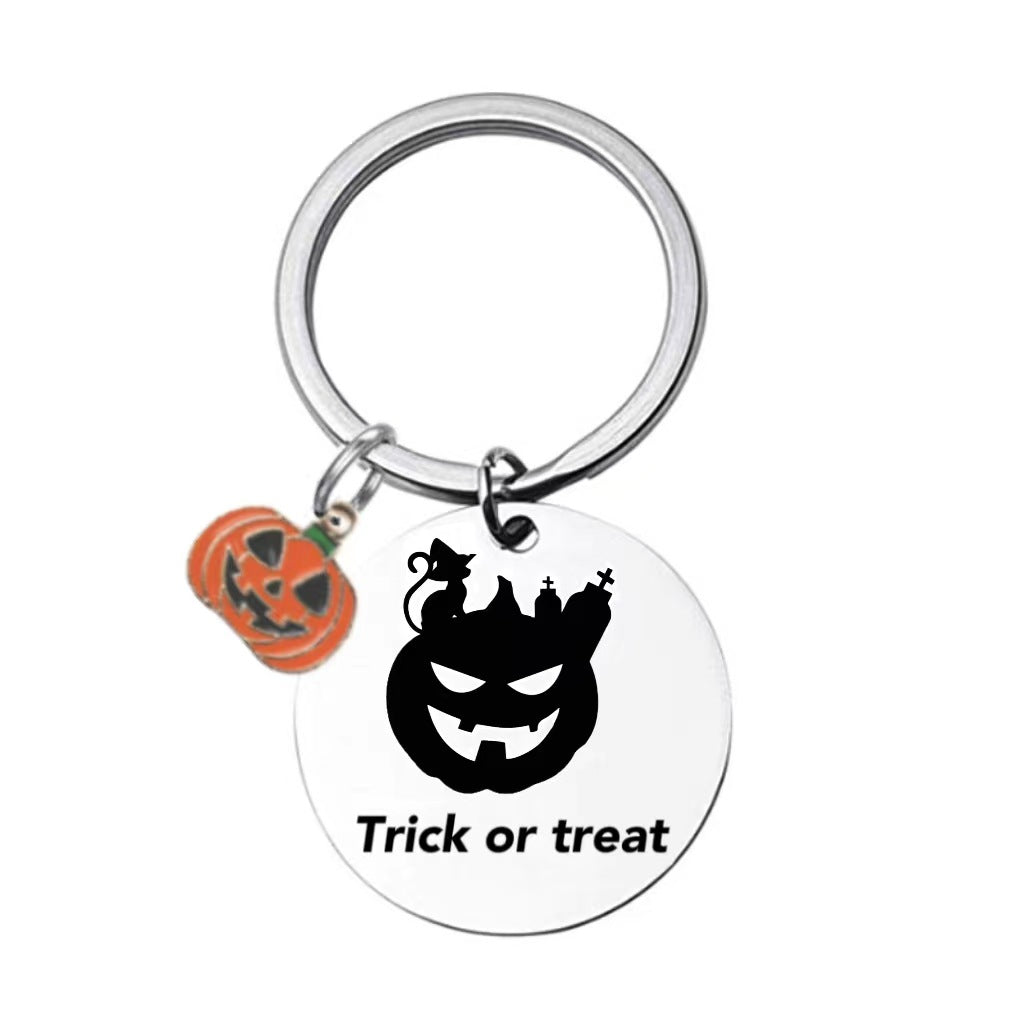 Stainless steel Halloween series keychain MYA-XinJ016