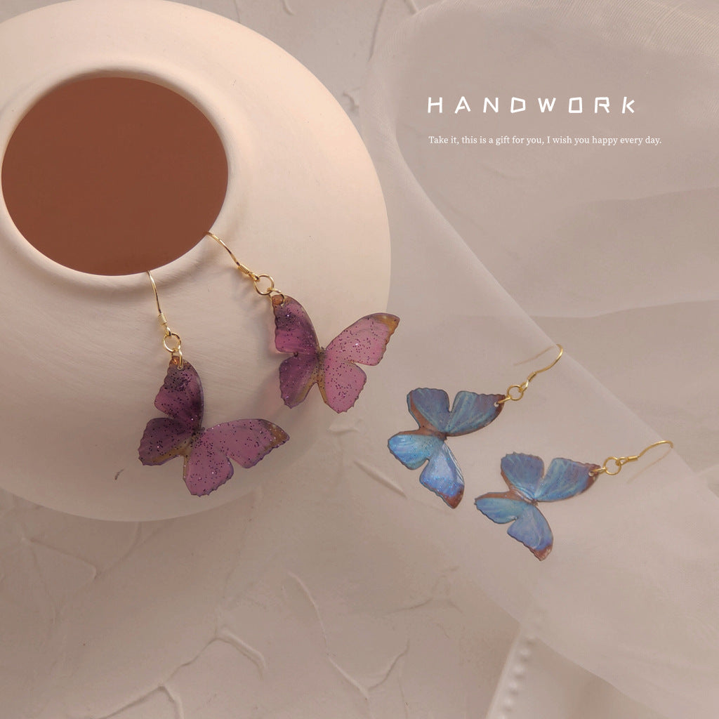 Alloy Butterfly Inspirational Earrings MYA-LiangM014