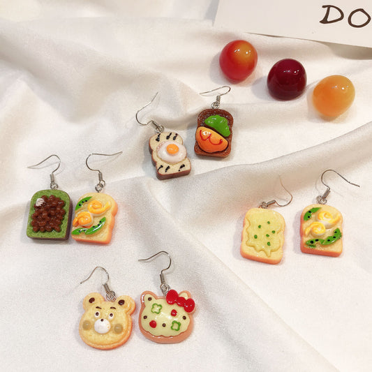 Funny imitation food earrings MIC-JiX010