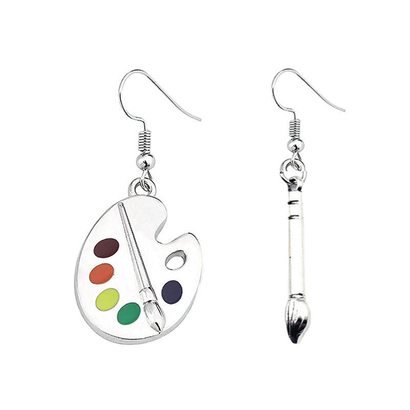 Acrylic color marker drawing board earrings MYA-YiY003