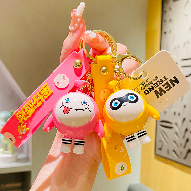 PVC Cute Egg Party Hand Keychain MIC-HongL009