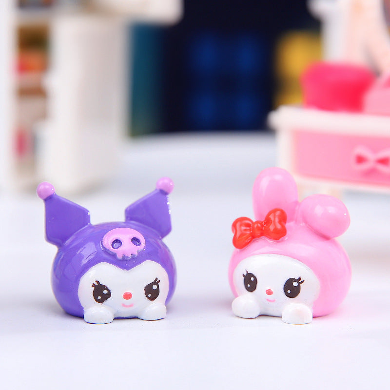 Resin anime handmade doll ornaments MIC-QiR011