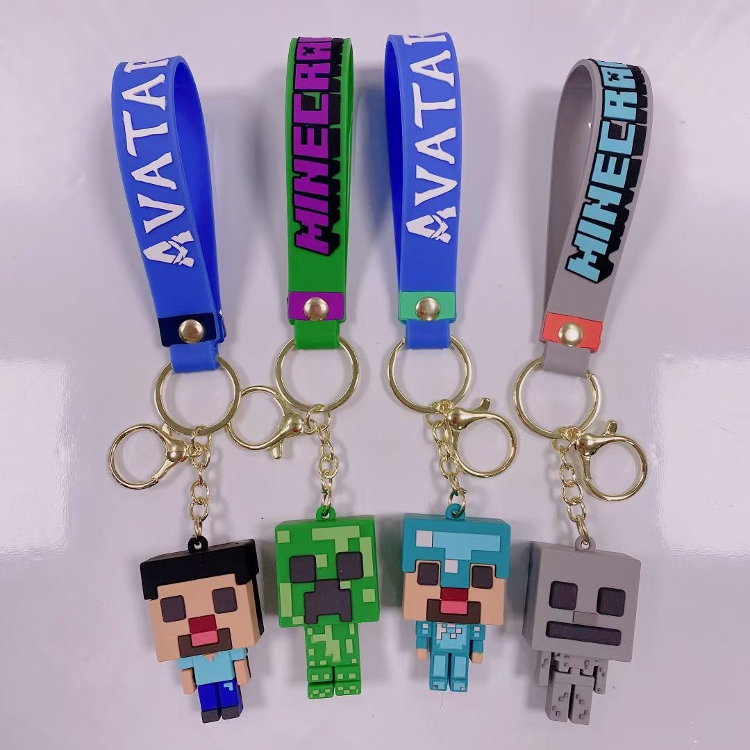 Keychains PVC Hardware Cartoon Cute Minecraft (M) Minimo de compra 2 MIC-YWYS004