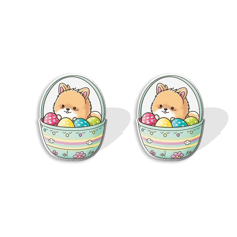 Alloy Easter Small Animal Earrings (Minimo de compra 5) MIC-XiangL066