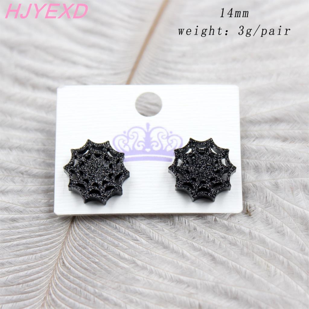 Acrylic Spider Pumpkin Ghost Bat Earrings (Minimo de compra 5) MIC-XiaoY052