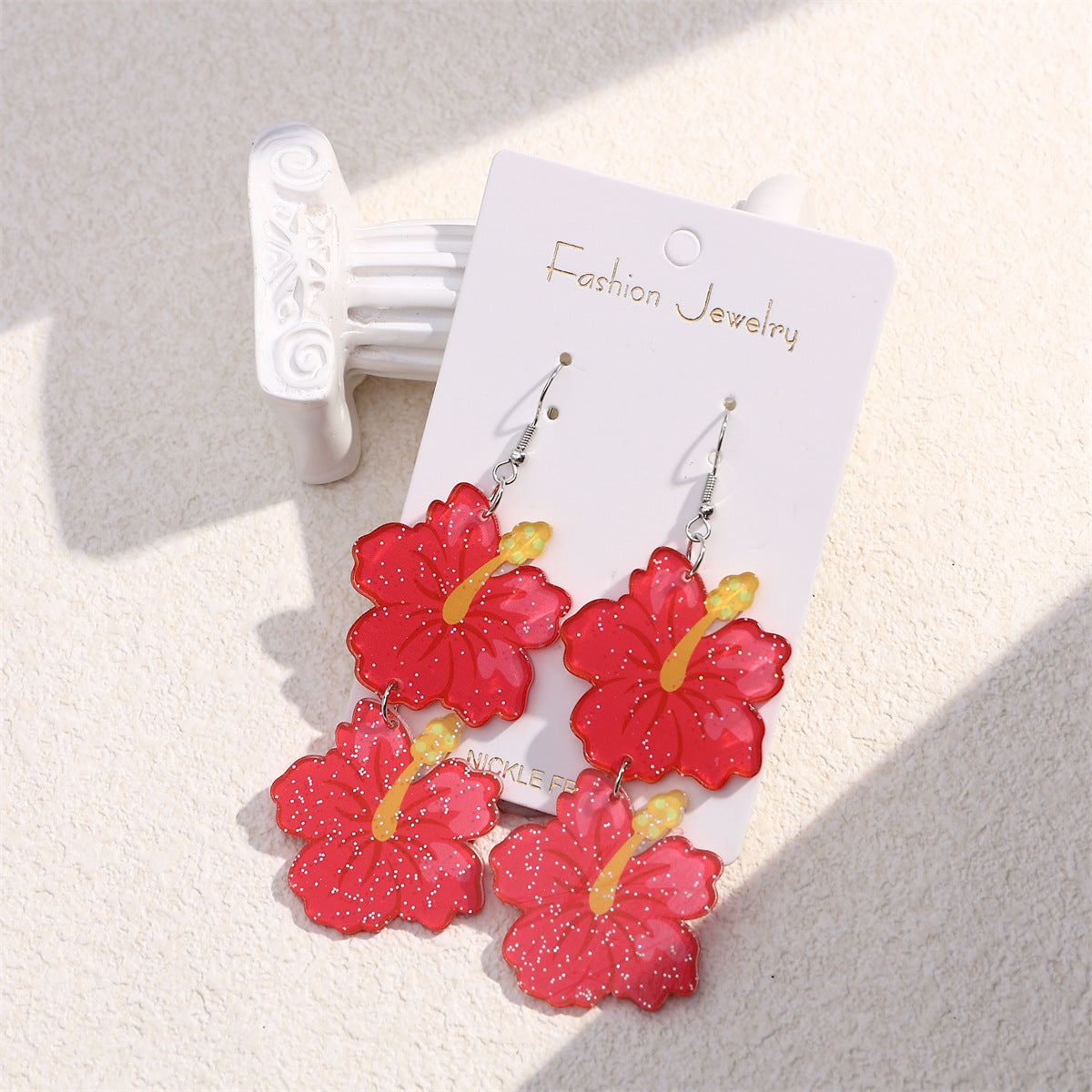 Alloy countryside flower earrings MIC-JiaY012