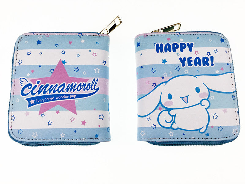 PU cartoon anime short zipper wallet MIC-ChangY012