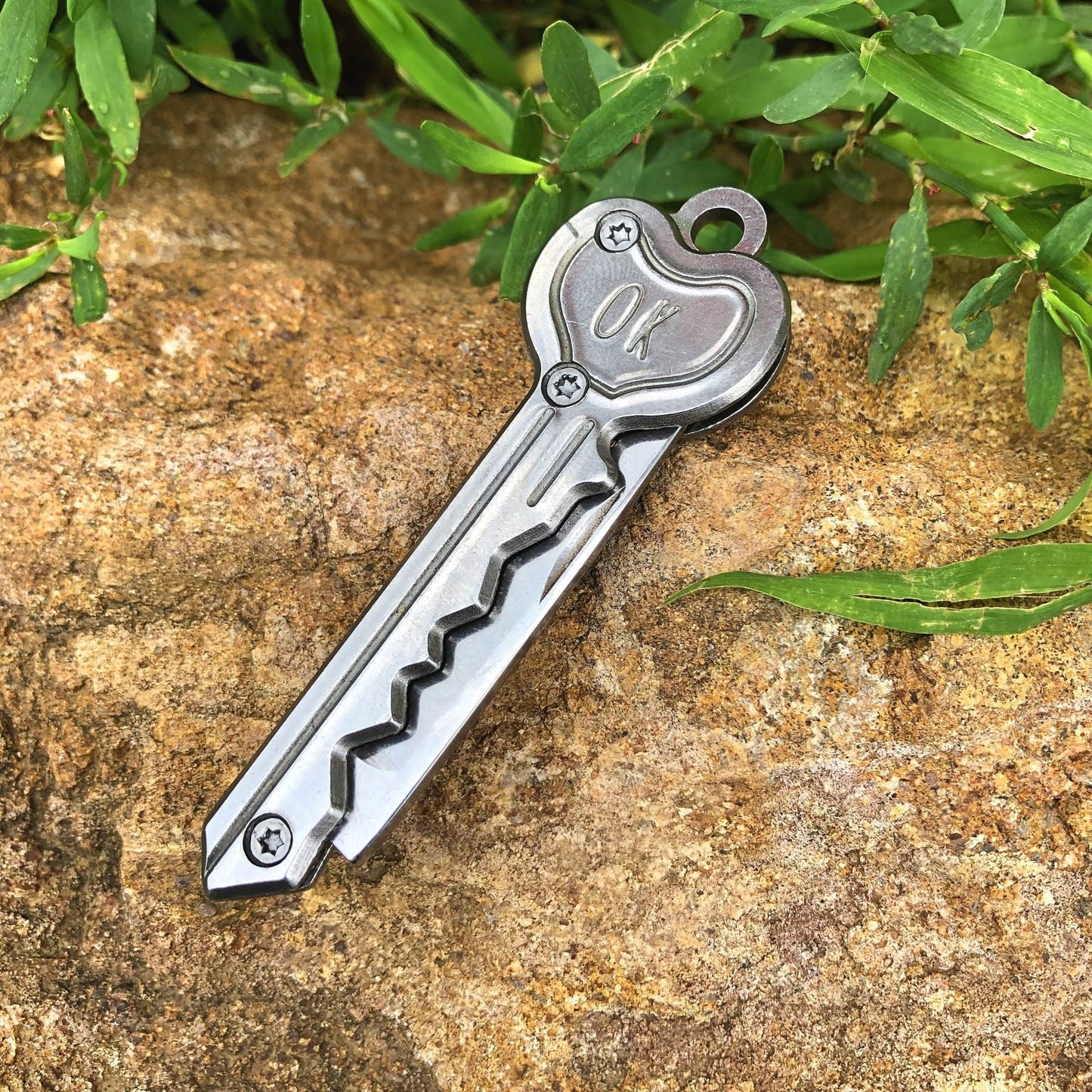 Keychains Steel Mini Key Multifunctional Folding KaB010