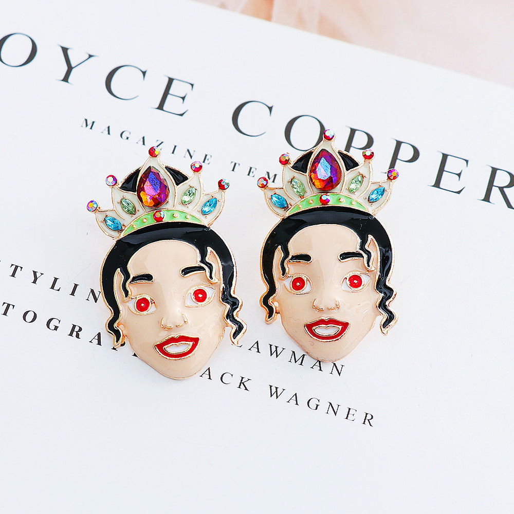 Alloy cartoon cute earrings MYA-JuJ020