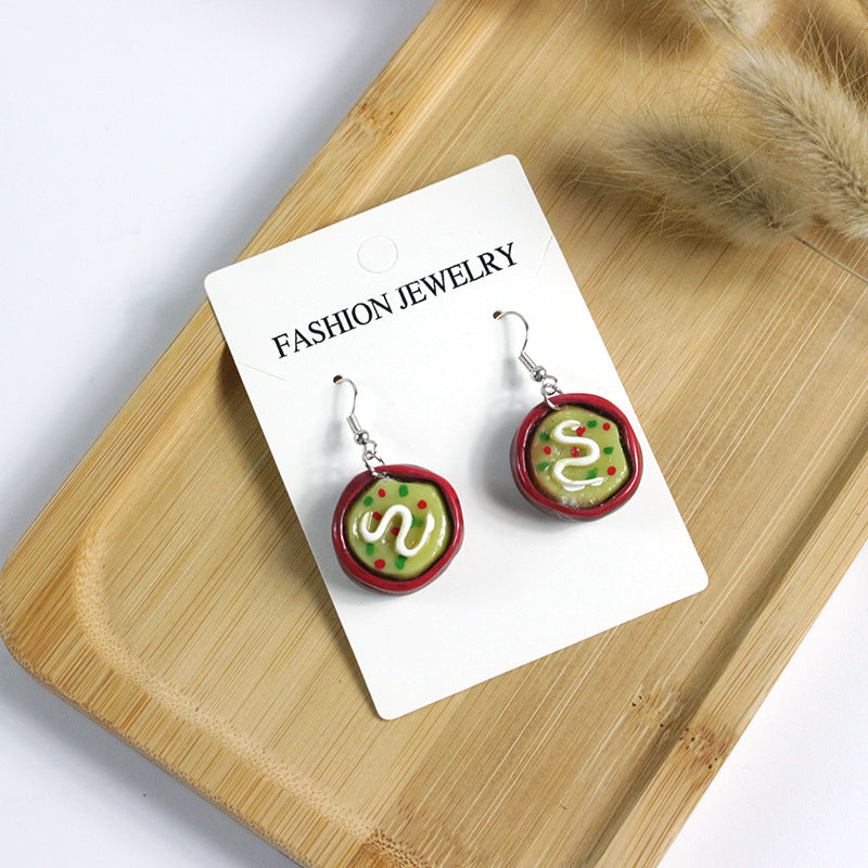 Acrylic Japanese Sushi Earrings  (Minimo de Compra 2) MYA-PingH029