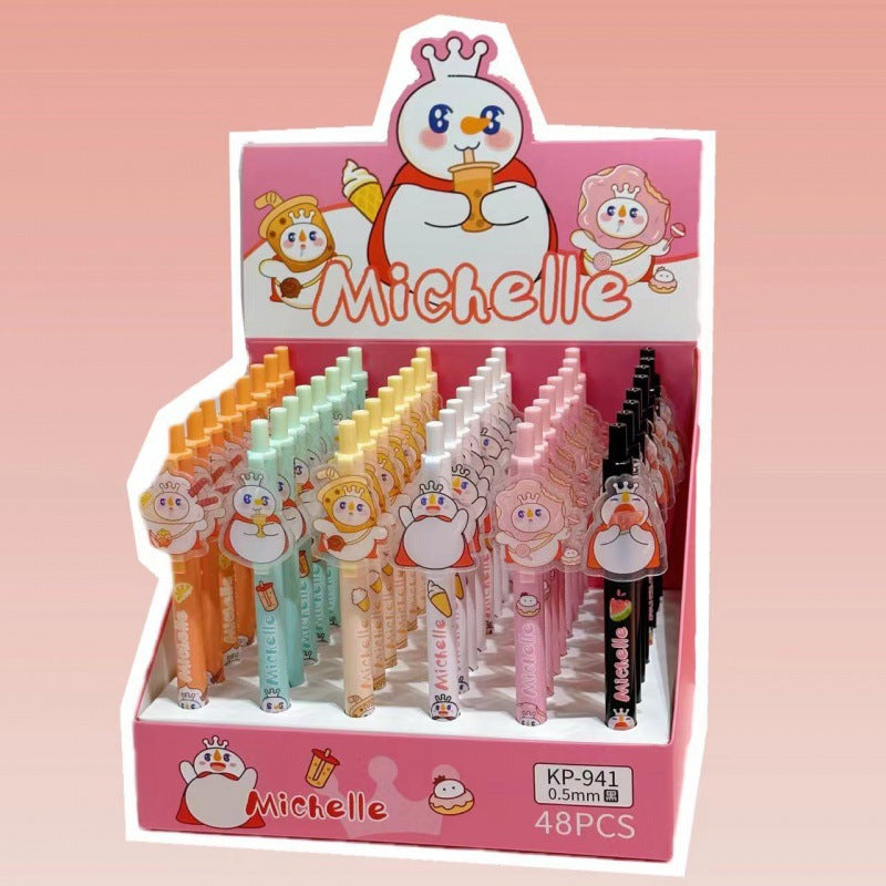 Acrylic lovely doll neutral pen 48PCS MYA-HeH007