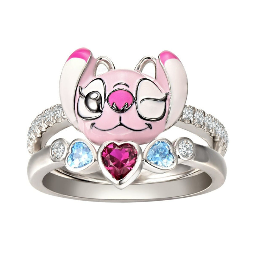 Doll MYAro Paved Haoshi Two-Piece Ring Set MYA-RS-FuSu005