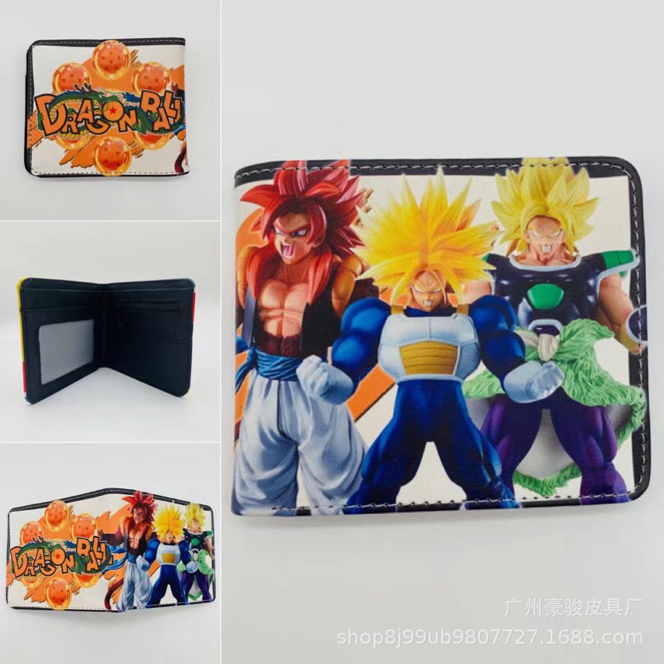 PU Seven Dragon Ball Short Wallet MIC-HaoJ010