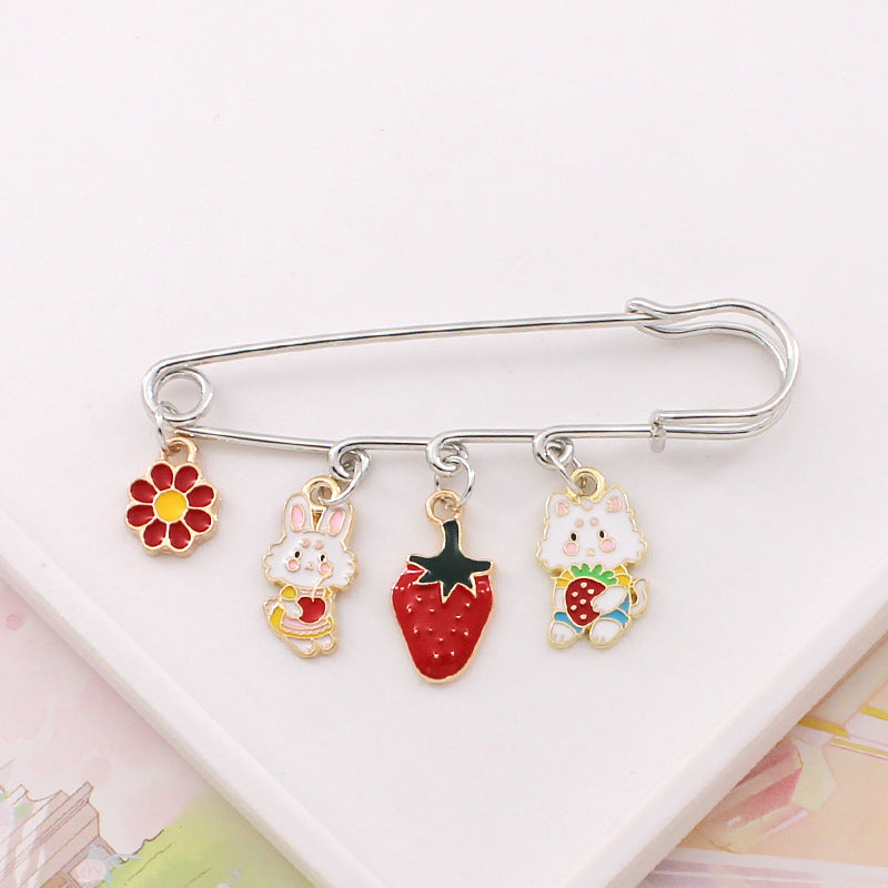 Alloy cartoon animal brooch (Minimo de compra 2) MIC-LiY018