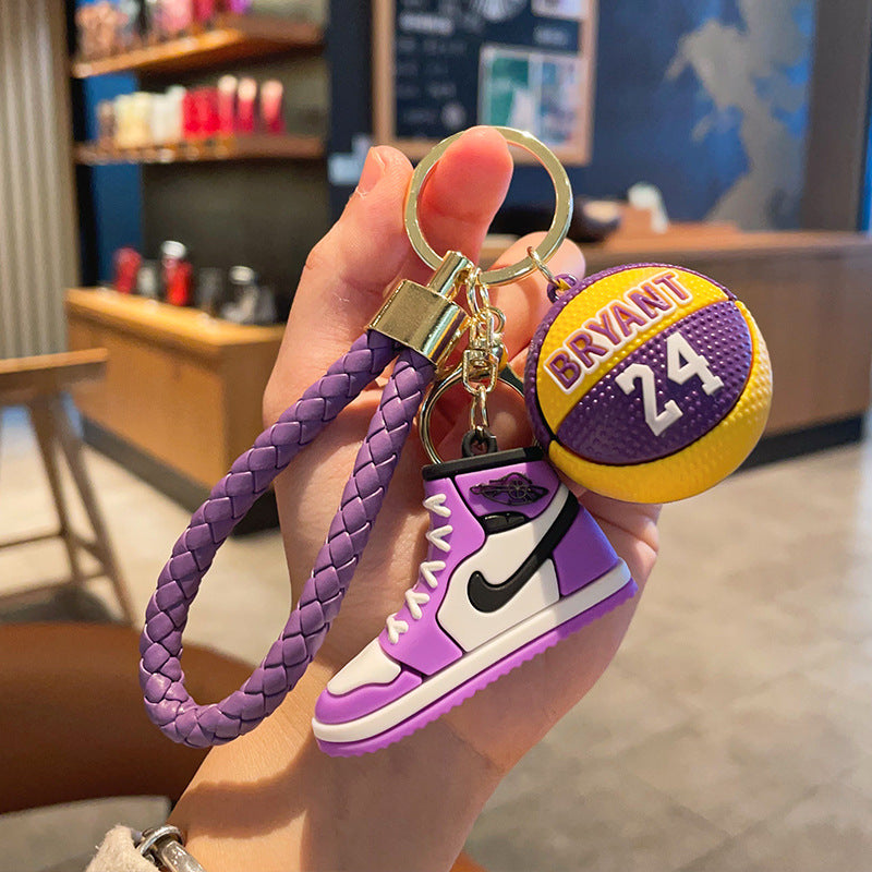 PVC cartoon basketball shoe keychain MIC-MLZ032