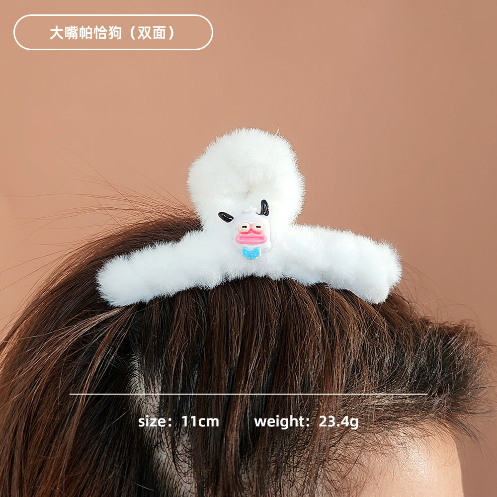 Plush cartoon cute hair clip MYA-WoD006