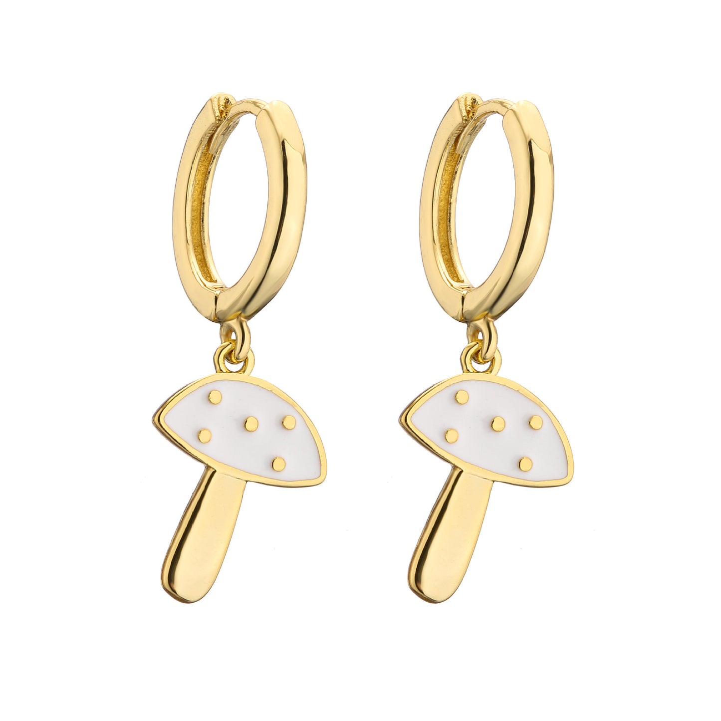 Alloy Peach Blossom Oil Elephant Earrings (Minimo de Compra 2) MIC-JuC027