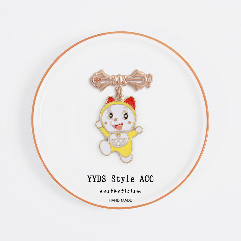 Alloy cartoon Dingdang cat brooch (Minimo de compra 2) MIC-ShangX007