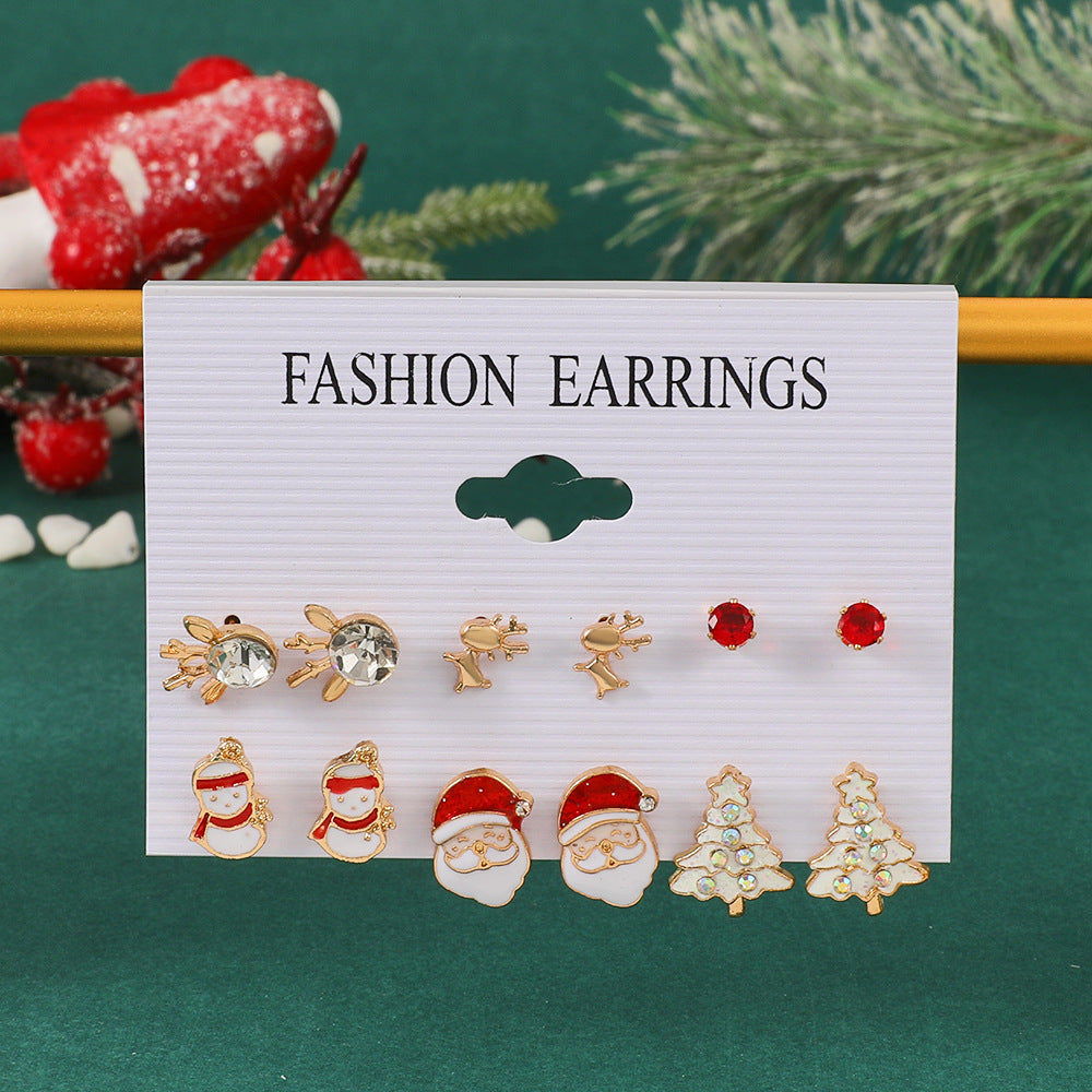 Alloy Deer Crutch Earrings (Minimo de Compra 2) MIC-MiaoY095