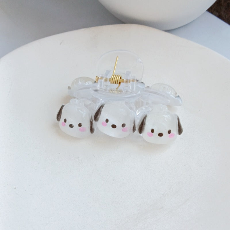 Resin cartoon cute hair clip (Minimo de compra 12) MIC-ZiZ013