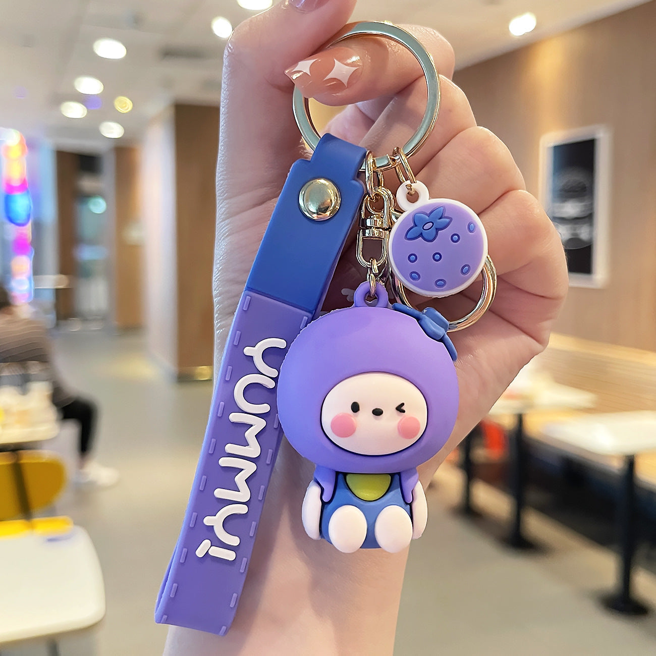 Keychains PVC Alloy Fruit Animal Cartoon(M) JKe002