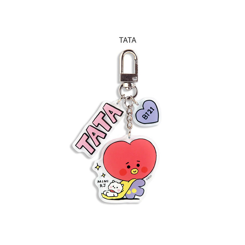 Keychains Metal Acrylic Cute Cartoon (M) MIC-YWQL001