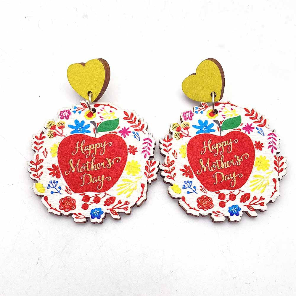 Alloy Apple Flower Earrings MIC-ChenY010