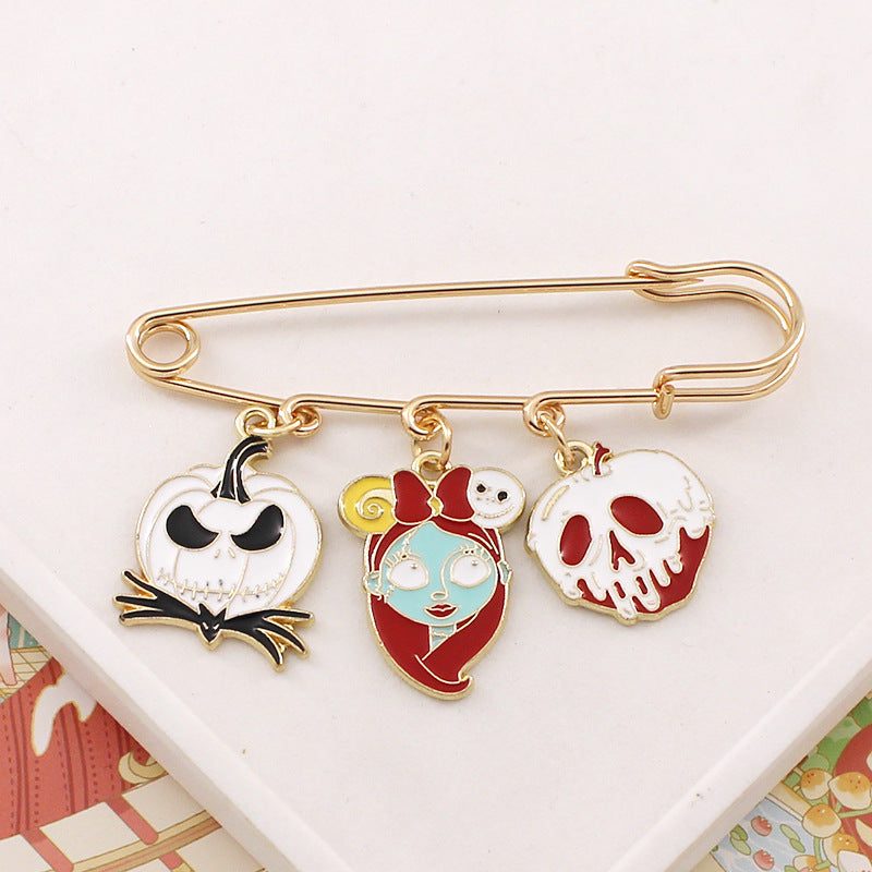 Alloy cute cartoon anime brooch (Minimo de compra 2) MIC--LiY034