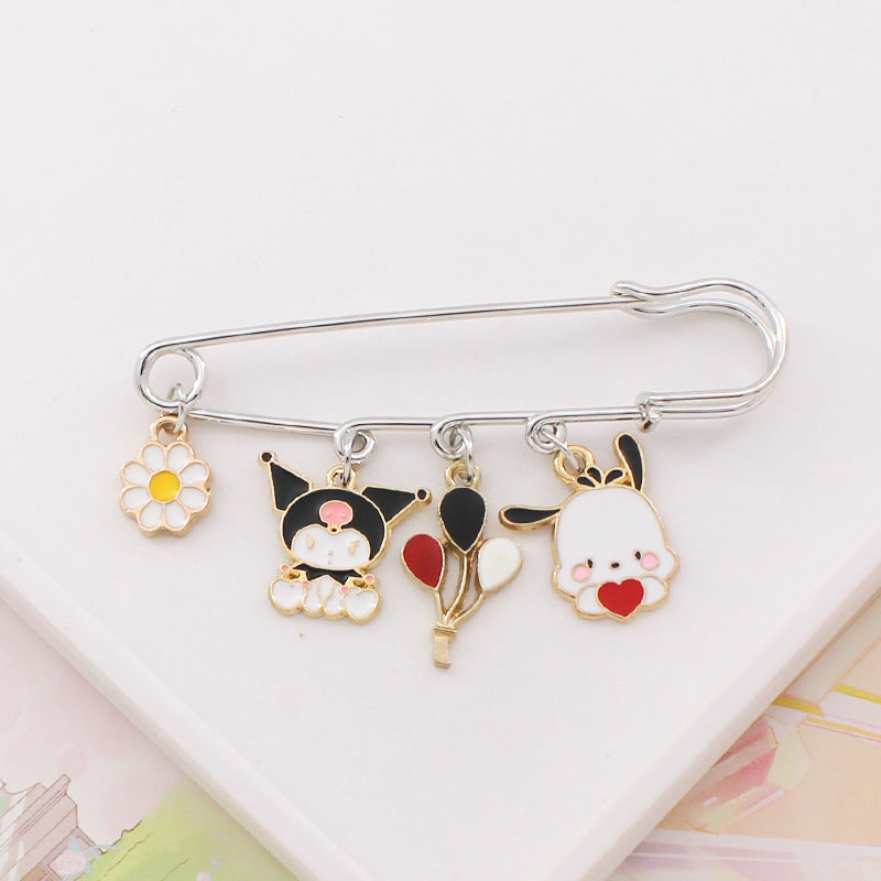 Alloy cartoon animal brooch (Minimo de compra 2) MIC-LiY018