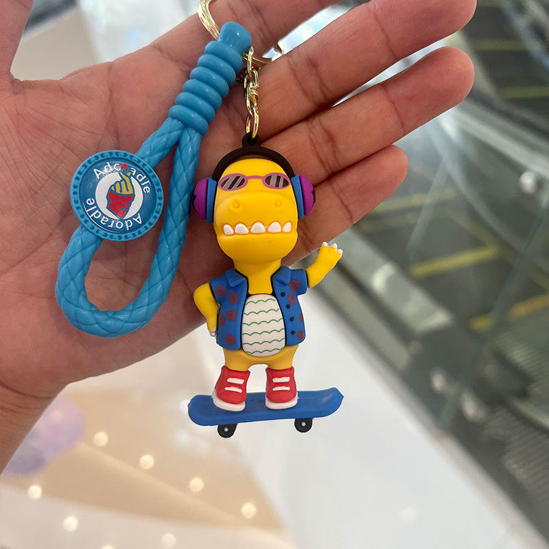 PVC sports dinosaur cartoon keychain MIC-MiaoY075