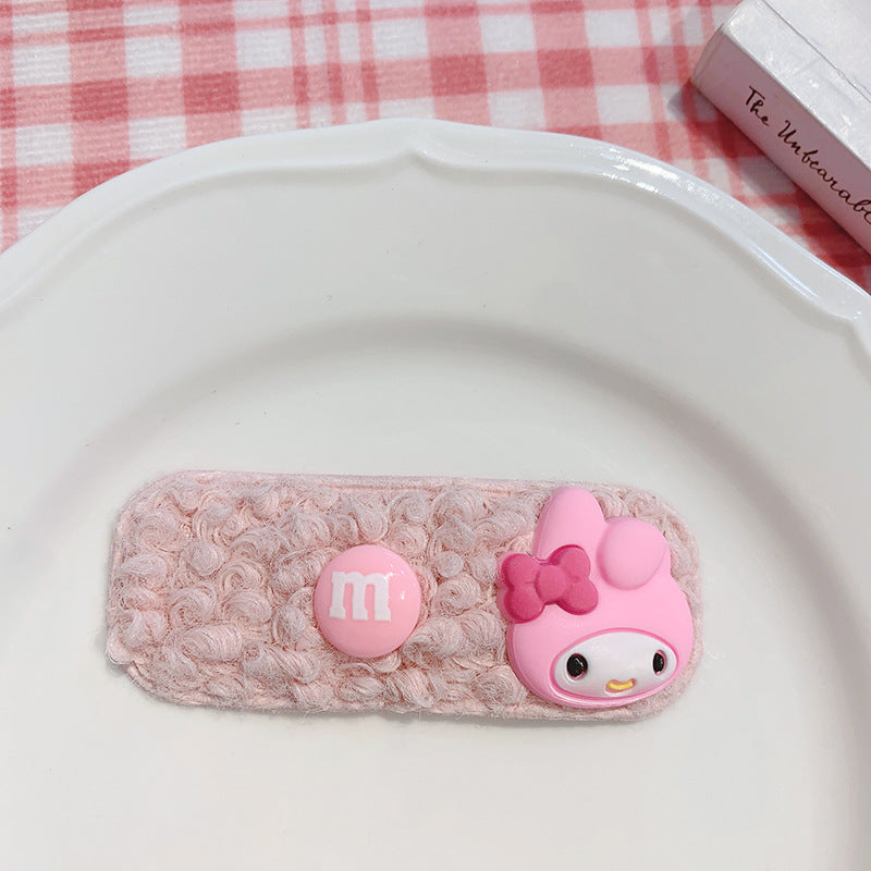 Acrylic cute cartoon lamb hair clip MIC-DiLan009