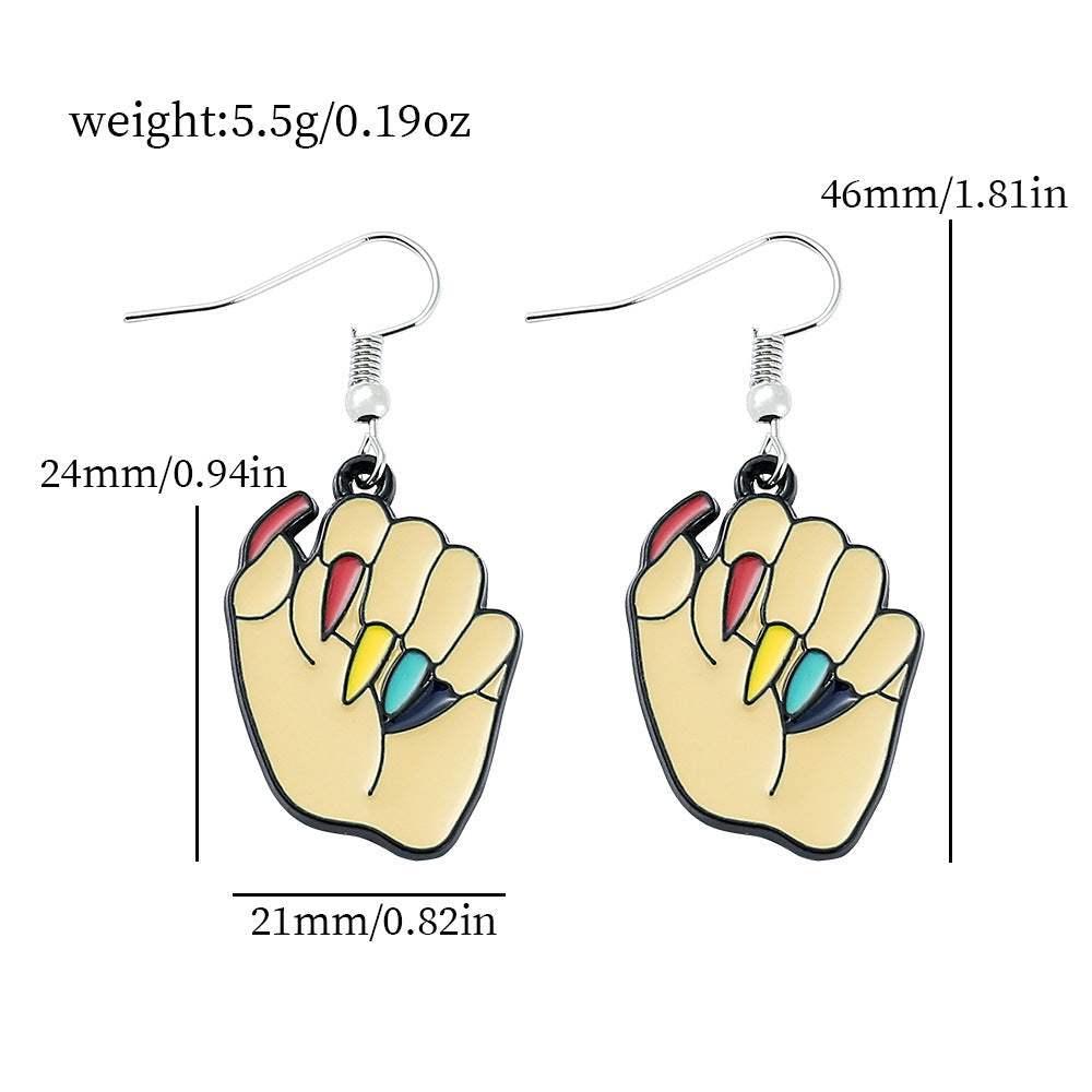 Resin earrings （Minimo de compra 5）MIC-KeF002