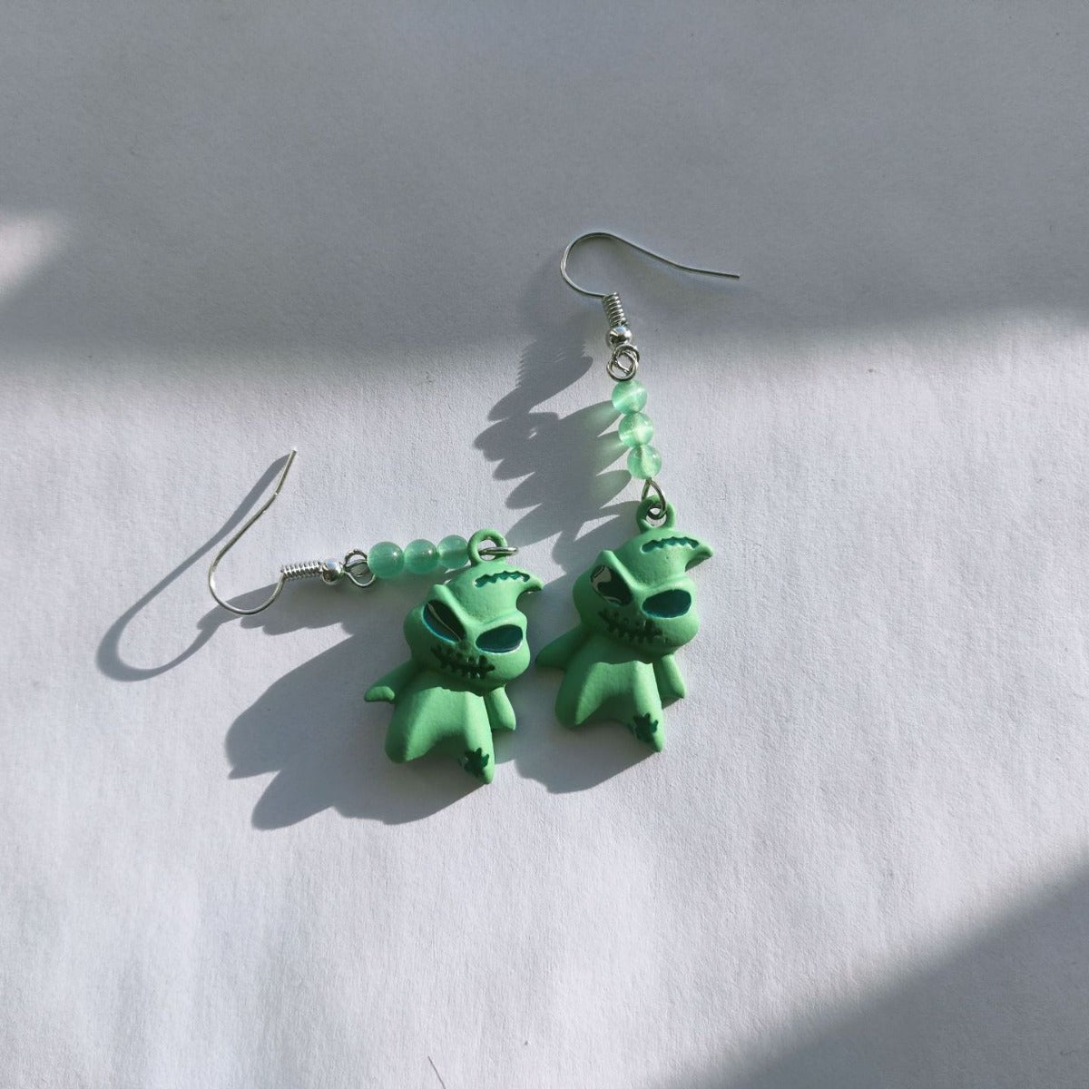 Alloy Halloween Little Ghost Earrings MIC-LSY037