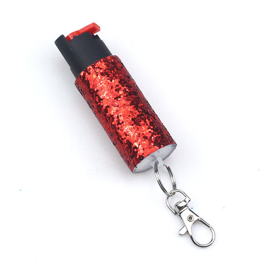 alloy PU anti wolf keychain CanW009